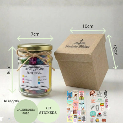 MiMemoria®  — Frasco con 96 Versículos Bíblicos