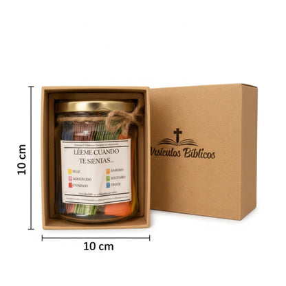 MiMemoria®  — Frasco con 96 Versículos Bíblicos
